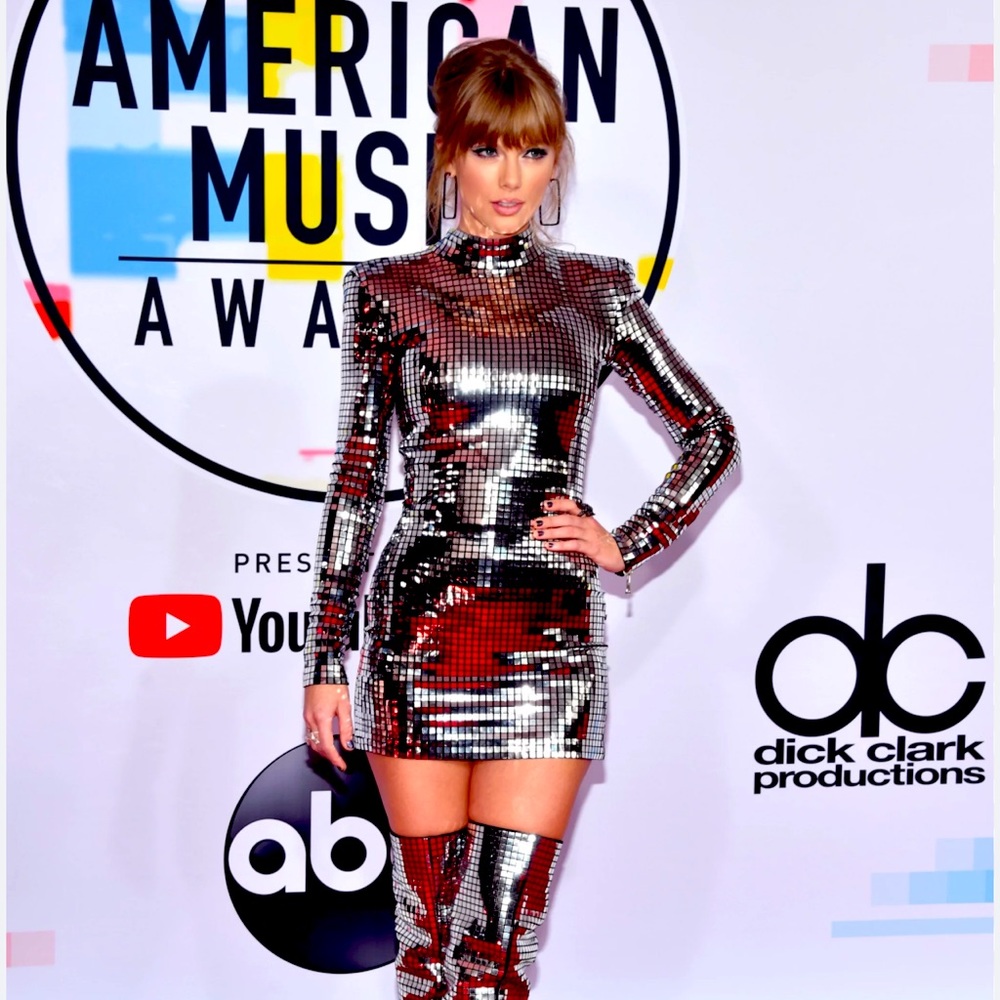 Taylor Swift Disco Ball Dress & Boots! Gem